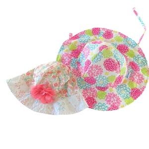 I PLAY Little Girl’s Sun Protection Hat and KOALA Bucket Hat. Size: 2T - 4T